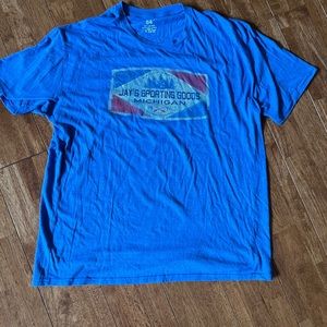 Michigan Men’s 2XL BLUE T-shirt